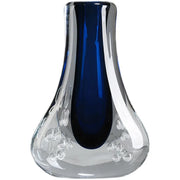 Bubble Glass Vase Blue Transparent Double-layer Flower Arrangement Accessories Hydroponic Terrarium Home Decoration