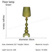 Nordic Art Deco Standing Lamps High-End Villa Living Room Floor Lamp Fashion Interior Lighting  Bedroom Bedside LED Table Lights