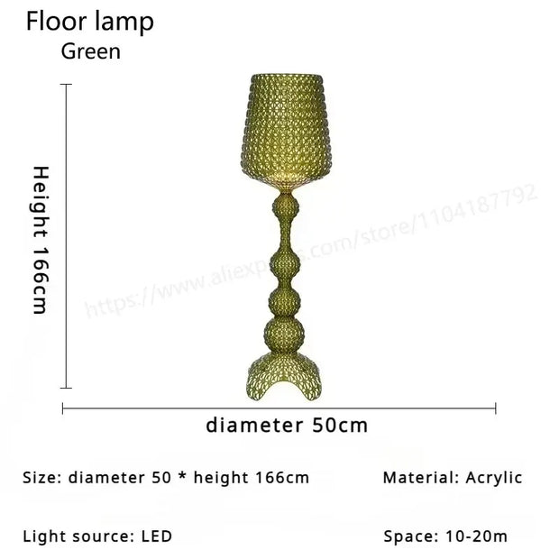 Nordic Art Deco Standing Lamps High-End Villa Living Room Floor Lamp Fashion Interior Lighting  Bedroom Bedside LED Table Lights