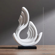 Light Luxury Upscale Style Wind And Water Tv Cabinet Wine Cooler Decorative Ornaments Niche Artists Home Crafts