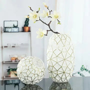 Light Luxury Nordic Glass Vase Living Room Decoration Flowers Arrangement Creative Flower Vase Home Decoration Accessories