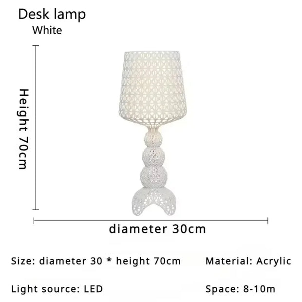 Nordic Art Deco Standing Lamps High-End Villa Living Room Floor Lamp Fashion Interior Lighting  Bedroom Bedside LED Table Lights