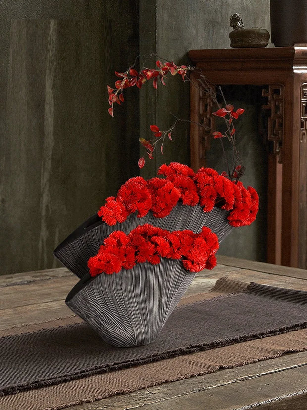 Nordic Modern Big Vase Nordic Flower Vase Home Decoration Salon Maison Creative Vases Plant Crafts Home Accessories Gift Ideas