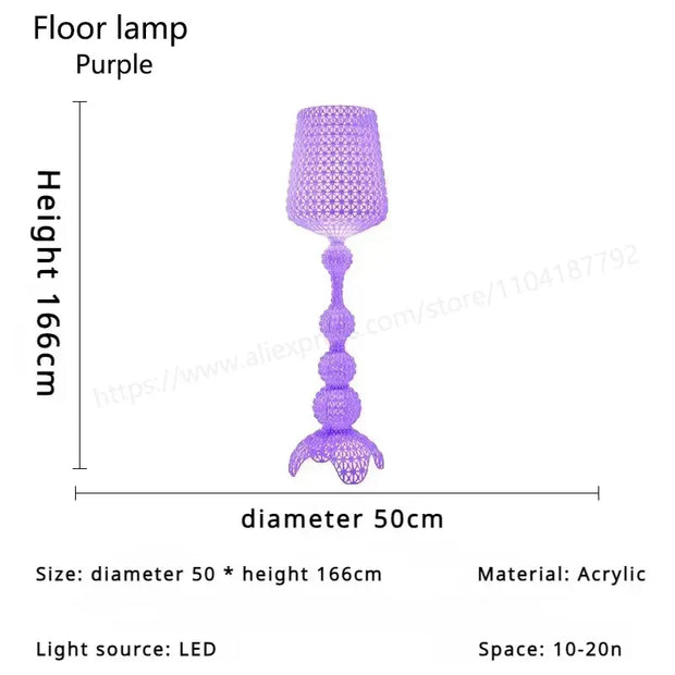 Nordic Art Deco Standing Lamps High-End Villa Living Room Floor Lamp Fashion Interior Lighting  Bedroom Bedside LED Table Lights