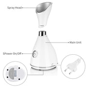 Nano Ionic Facial Steamer Hot Steamer Cleaner Face Fogger Facial Deep Cleaning Face Sprayer Machine Beauty Face Steaming Device - Synoptic Home Essentials