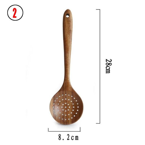 7PCS Wooden Spoon Set - Synoptic Home Essentials