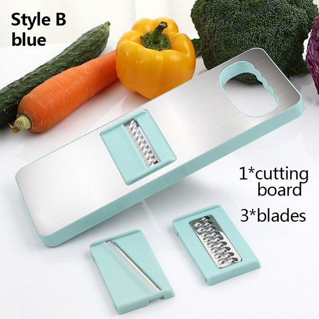 TESHOM Vegetable Chopper Mandoline Slicer Fruit Cheese Onion Cutter Potato Peeler Grater Kitchen Tools Gadgets Accessories New - Synoptic Home Essentials