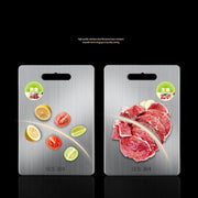 304 Multi-Function Stainless Steel Cutting Board Home Kitchen Rectangular Board Chopping Board Kneading Dough Cutting Board - Synoptic Home Essentials