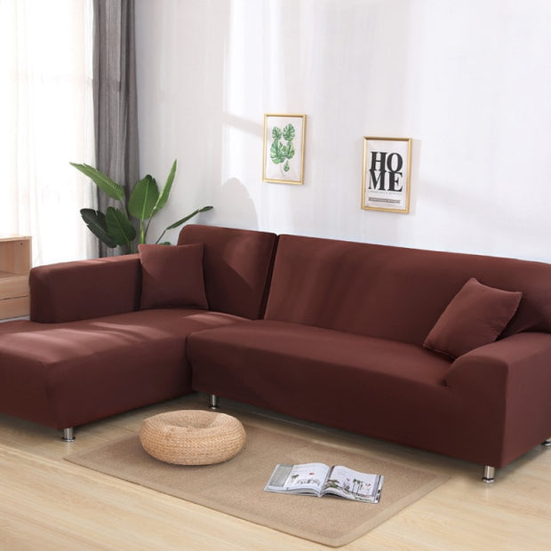 Solid Corner Sofa Covers - Synoptic Home Essentials