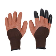 Garden Gloves With Claws ABS Plastic Garden Rubber Gloves Gardening Digging Planting Durable Waterproof Work Glove Outdoor - Synoptic Home Essentials