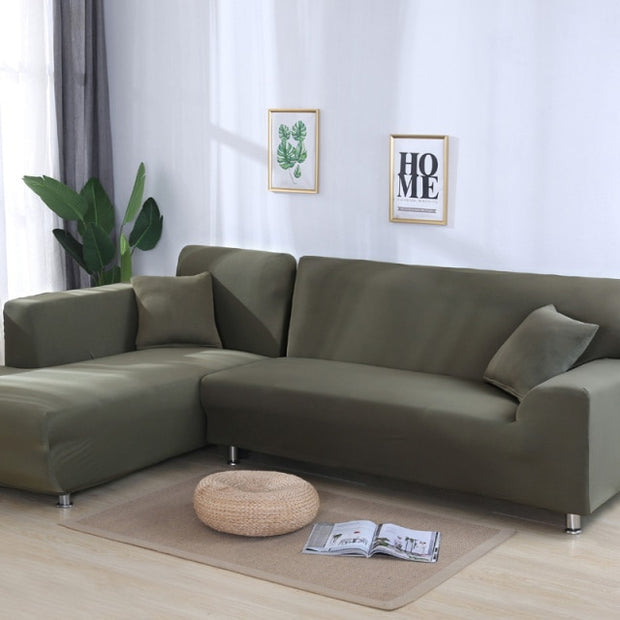 Solid Corner Sofa Covers - Synoptic Home Essentials