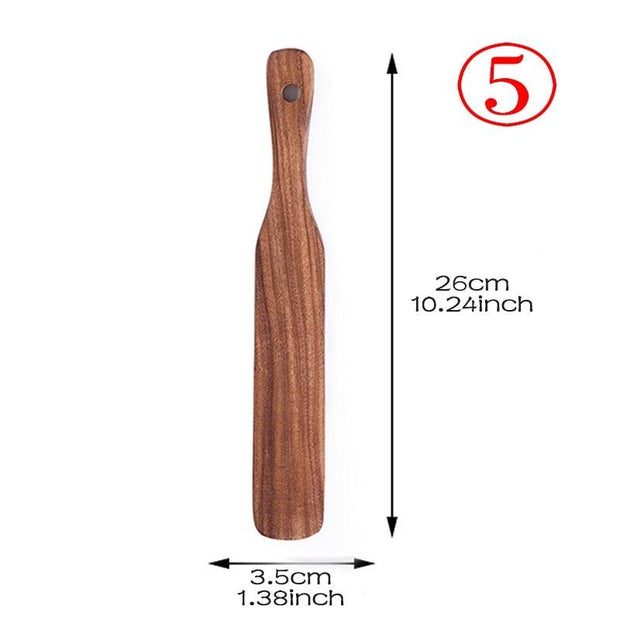 7PCS Wooden Spoon Set - Synoptic Home Essentials