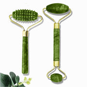 Natural Massager for Face Gouache Scraper Face Massager Jade Roller Guasha Scraper Facial Neck Gua Sha Face Skin Beauty Care - Synoptic Home Essentials