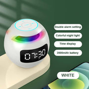 Mini Bluetooth Speaker LED Display Alarm Clock - Synoptic Home Essentials