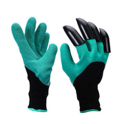 Garden Gloves With Claws ABS Plastic Garden Rubber Gloves Gardening Digging Planting Durable Waterproof Work Glove Outdoor - Synoptic Home Essentials