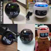 Mini Bluetooth Speaker LED Display Alarm Clock - Synoptic Home Essentials