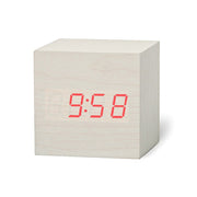 New Qualified Digital Wooden LED Alarm Clock Wood Retro Glow Clock Desktop Table Decor Voice Control Snooze Function Desk Tools - Synoptic Home Essentials