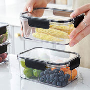 WBBOOMING PP+TRP Seal Box Kitchen Fridge Food Container Lunch Box Multi Capacity Save Space Fresh Vegetable Fruit Storage Boxes - Synoptic Home Essentials