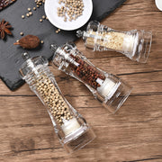 Pepper Grinder- Acrylic Salt and Pepper Shakers Adjustable Coarseness by Ceramic Rotor Kitchen Accessories - Synoptic Home Essentials