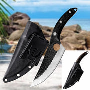 Handmade Stainless Steel Kitchen Chef Boning Knife Fishing Knife Meat Cleaver Outdoor Camping Cooking Cutter Butcher Knife - Synoptic Home Essentials