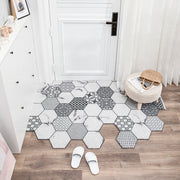 Nordic Cut Printed Doormat Carpet Home PVC Silk Loop Floor Entrance Mats Carpet Living Room Bedroom Bathroom Non-Slip Door Mats - Synoptic Home Essentials