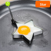 Stainless Steel 5Style Fried Egg Pancake Shaper Omelette Mold Mould Frying Egg Cooking Tools Kitchen Accessories Gadget Rings - Synoptic Home Essentials