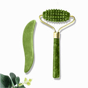 Natural Massager for Face Gouache Scraper Face Massager Jade Roller Guasha Scraper Facial Neck Gua Sha Face Skin Beauty Care - Synoptic Home Essentials