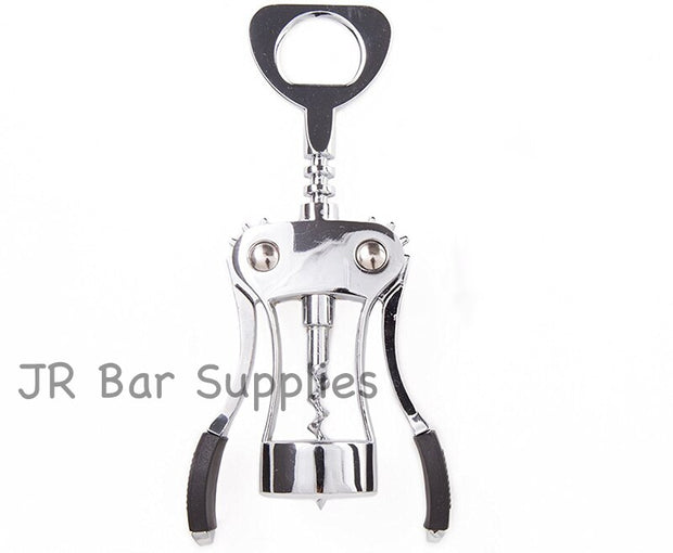 Stainless Steel Red Wine Beer Bottle Opener Wing Corkscrew - Synoptic Home Essentials