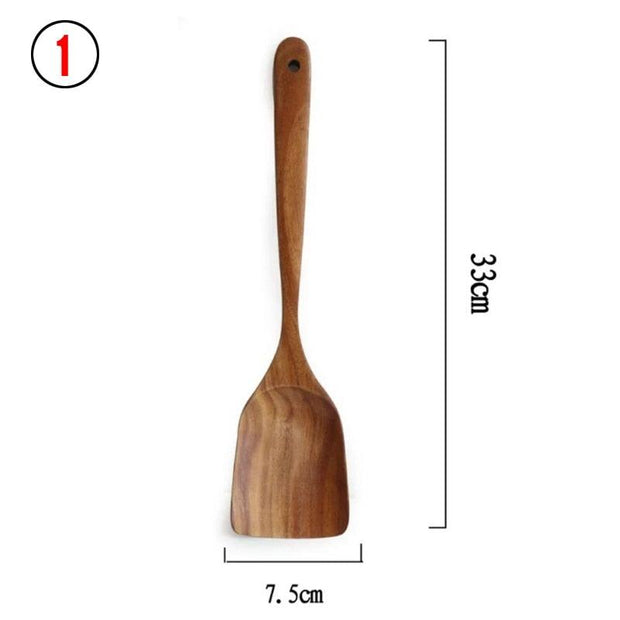 7PCS Wooden Spoon Set - Synoptic Home Essentials