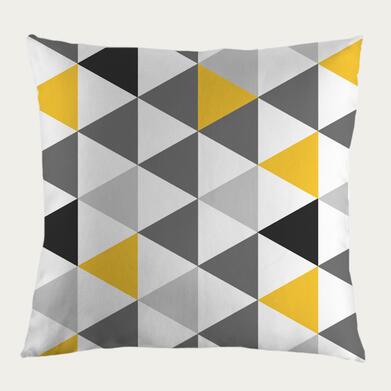 Yellow Striped Pillowcases - Geometric Throw Pillow Covers - Synoptic Home Essentials