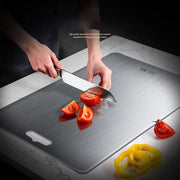 304 Multi-Function Stainless Steel Cutting Board Home Kitchen Rectangular Board Chopping Board Kneading Dough Cutting Board - Synoptic Home Essentials