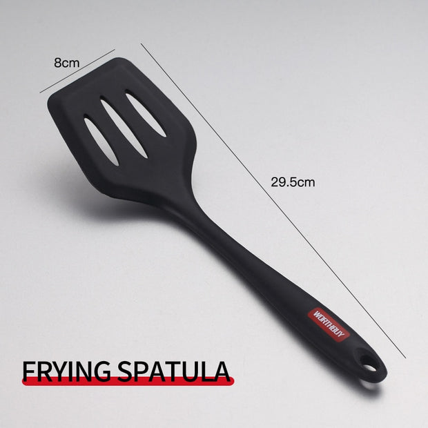 Heat Resistant Silicone Spatula Set - Synoptic Home Essentials