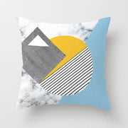 Yellow Striped Pillowcases - Geometric Throw Pillow Covers - Synoptic Home Essentials