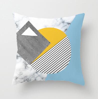 Yellow Striped Pillowcases - Geometric Throw Pillow Covers - Synoptic Home Essentials