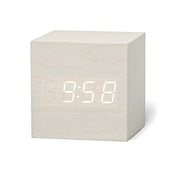 New Qualified Digital Wooden LED Alarm Clock Wood Retro Glow Clock Desktop Table Decor Voice Control Snooze Function Desk Tools - Synoptic Home Essentials