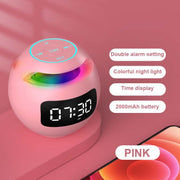 Mini Bluetooth Speaker LED Display Alarm Clock - Synoptic Home Essentials