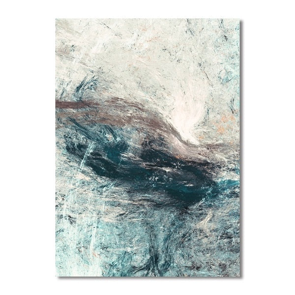 Modern Simplicity of Abstract Canvas Paintings - Synoptic Home Essentials