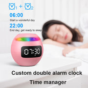 Mini Bluetooth Speaker LED Display Alarm Clock - Synoptic Home Essentials