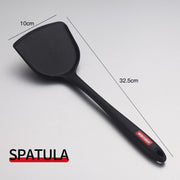 Heat Resistant Silicone Spatula Set - Synoptic Home Essentials