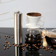 Coffee Grinder Mini Stainless Steel Hand Manual Handmade Coffee Bean Burr Grinders Mill Kitchen Tool Crocus Grinders - Synoptic Home Essentials