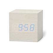 New Qualified Digital Wooden LED Alarm Clock Wood Retro Glow Clock Desktop Table Decor Voice Control Snooze Function Desk Tools - Synoptic Home Essentials