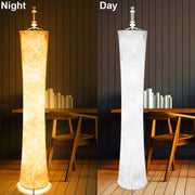 RGB Color Changing Atmosphere Modern LED Floor Lamp Home Decor With Remote Control Hotel Slim Waist Fabric Shade Living Room - Synoptic Home Essentials