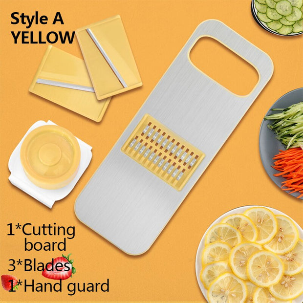 TESHOM Vegetable Chopper Mandoline Slicer Fruit Cheese Onion Cutter Potato Peeler Grater Kitchen Tools Gadgets Accessories New - Synoptic Home Essentials