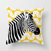 Yellow Striped Pillowcases - Geometric Throw Pillow Covers - Synoptic Home Essentials