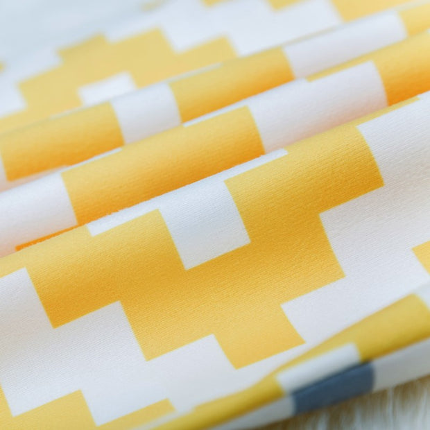 Yellow Striped Pillowcases - Geometric Throw Pillow Covers - Synoptic Home Essentials