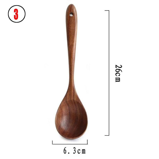 7PCS Wooden Spoon Set - Synoptic Home Essentials