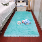 Plush Soft Sheepskin Bedroom Carpet Imitation Wool Pad Long Hair Bedside Mat Sofa Cushion White Rugs Red Living Room Fur Carpet - Synoptic Home Essentials