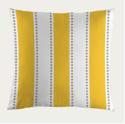 Yellow Striped Pillowcases - Geometric Throw Pillow Covers - Synoptic Home Essentials