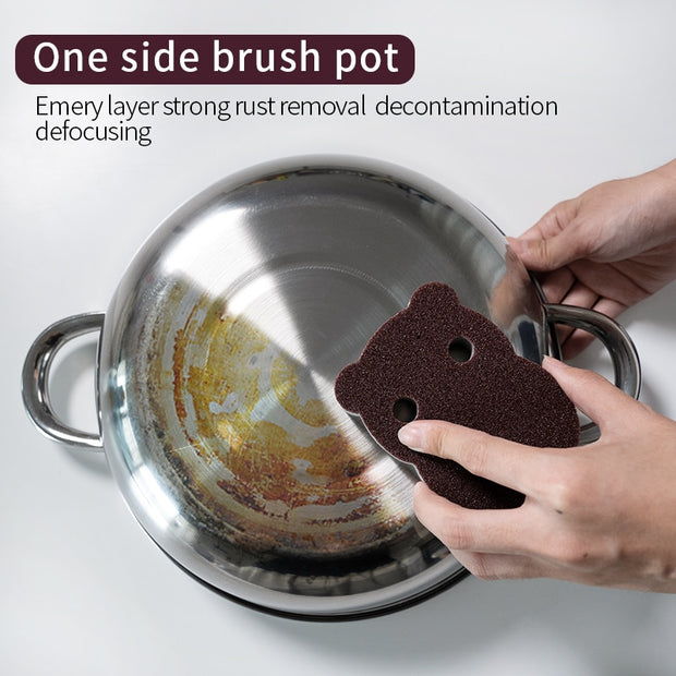 Magic Sponge Removing Rust Clean Cotton Wipe Cleaner Kitchen Tool Kitchen accessories wash pot gadgets - Synoptic Home Essentials