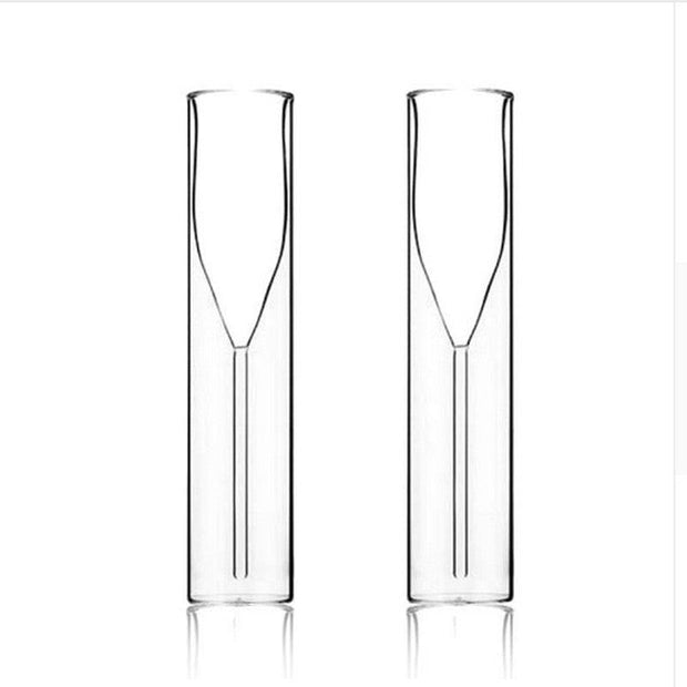 Champagne Glass Double Wall Glasses Flutes Goblet Bubble Wine Tulip Cocktail Wedding Party Cup Toast Bodum Thule Xicaras Copo - Synoptic Home Essentials